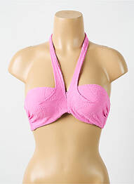 Sutien de costum de baie elasticitate top sutien modelat roz CYELL femeie