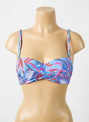 Sutien de costum de baie elasticitate top sutien modelat albastru CYELL femeie