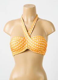Sutien de costum de baie elasticitate top sutien modelat portocaliu CYELL femme