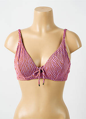 Sutien de costum de baie elasticitate top sutien modelat roz CYELL femeie