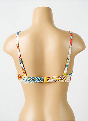 Sutien de costum de baie elasticitate top sutien modelat galben CYELL femeie