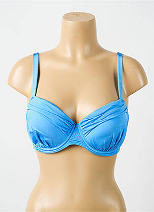 Sutien de costum de baie elasticitate top sutien modelat albastru CYELL femeie