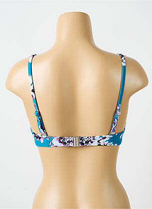 Sutien de costum de baie elasticitate top sutien modelat albastru CYELL femeie