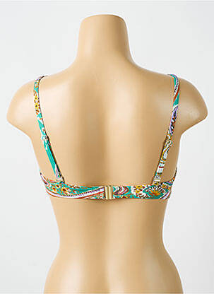 Sutien de costum de baie bretele elastice detașabile top sutien modelat verde CYELL femeie