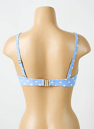 Sutien de costum de baie elasticitate top sutien modelat albastru CYELL femeie
