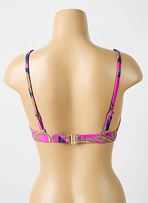 Sutien de costum de baie elasticitate top sutien modelat roz CYELL femeie