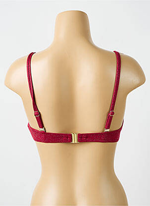 Sutien de costum de baie elasticitate top sutien modelat roșu CYELL femeie