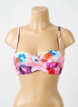 Sutien de costum de baie elasticitate top sutien modelat roz CYELL femeie