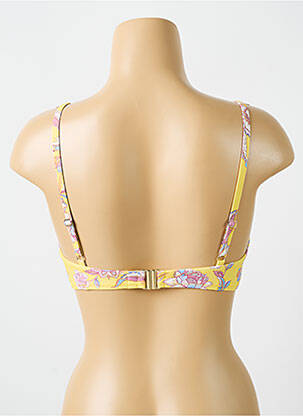 Sutien de costum de baie elasticitate top sutien modelat galben CYELL femeie
