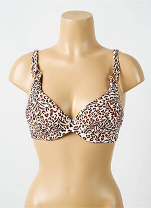 Sutien de costum de baie elasticitate top sutien modelat alb CYELL femeie