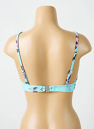 Sutien de costum de baie elasticitate top sutien modelat albastru CYELL femeie