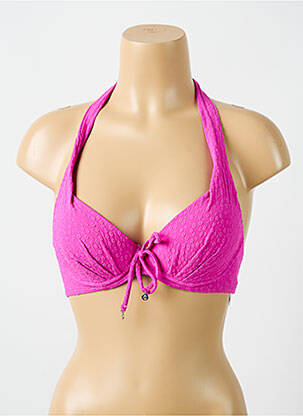 Sutien de costum de baie elasticitate top sutien modelat roz CYELL femeie