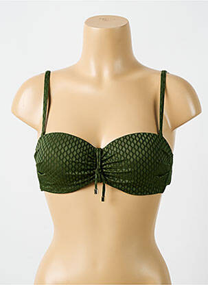 Sutien de costum de baie elasticitate top sutien modelat verde CYELL femeie