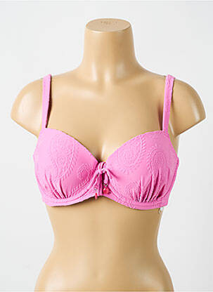 Sutien de costum de baie elasticitate top sutien modelat roz CYELL femeie
