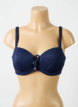 Sutien de costum de baie elasticitate top sutien modelat albastru CYELL femeie
