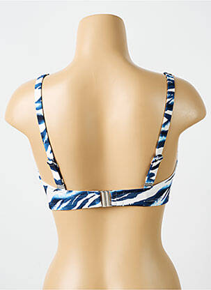 Sutien de costum de baie elasticitate top sutien modelat albastru CYELL femeie