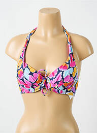 Sutien de costum de baie elasticitate top sutien modelat albastru CYELL femme