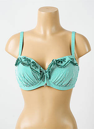 Sutien de costum de baie elasticitate top sutien modelat verde CYELL femeie