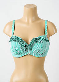 Sutien de costum de baie elasticitate top sutien modelat verde CYELL femme