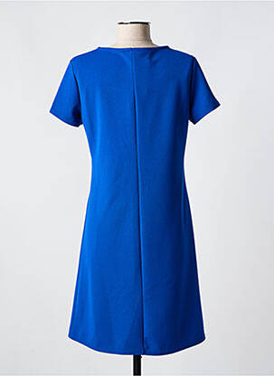 Rochie midi mâneci scurte mâneci scurte albastru ROMEO POUR JULIETTE femeie