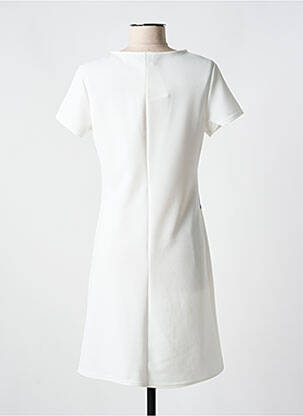 Rochie midi mâneci scurte mâneci scurte alb ROMEO POUR JULIETTE femeie