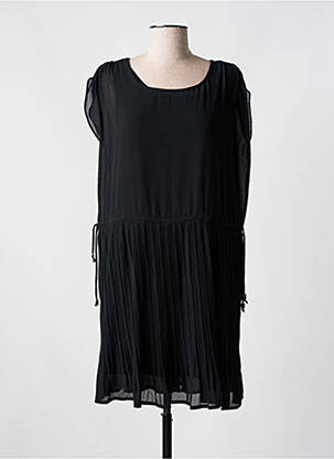 Rochie scurtă croială fluidă fără mâneci negru ESPERANCE femeie