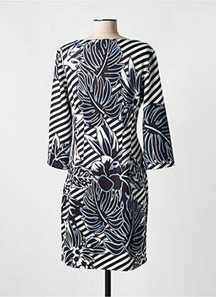 Rochie midi mâneci 3/4 mâneci 3/4 negru FOR HER PARIS femeie