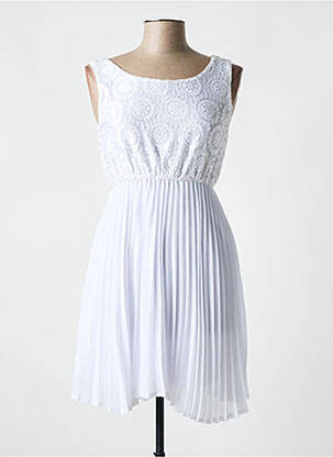 Rochie midi fără mâneci fără mâneci alb C.M.P 55 femeie