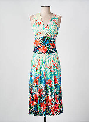 Rochie lungă verde PARISIENNE femeie