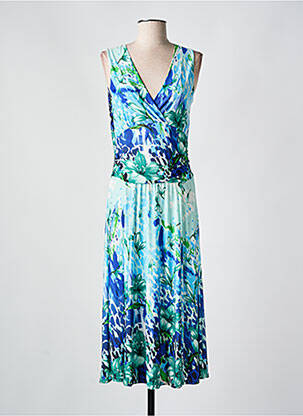 Rochie lungă albastru PARISIENNE femeie