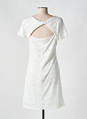 Rochie scurtă mâneci scurte mâneci scurte alb ROMEO POUR JULIETTE femeie
