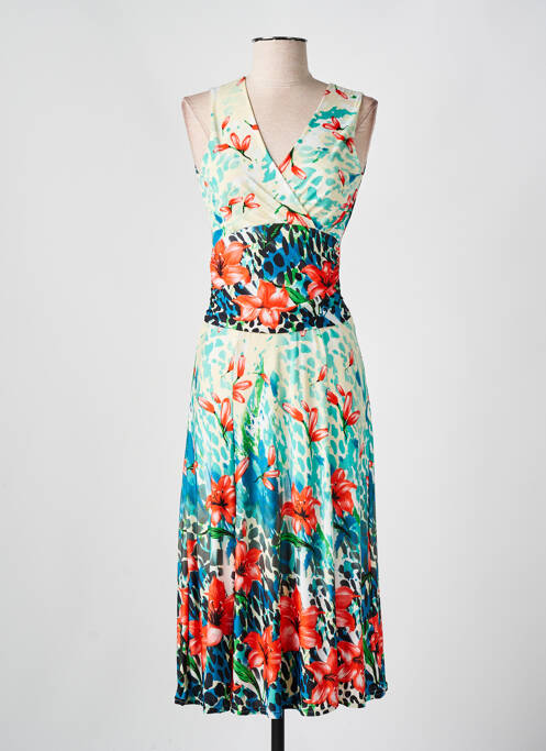 Rochie lungă verde PARISIENNE femeie