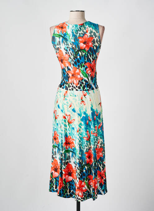 Rochie lungă verde PARISIENNE femeie