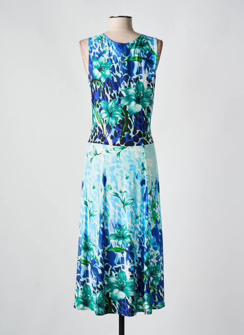 Rochie lungă albastru PARISIENNE femeie