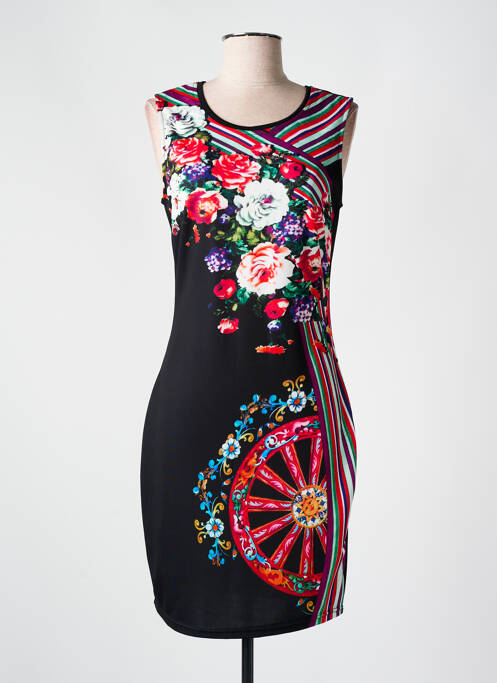 Rochie midi negru 101 IDEES femeie