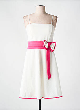 Rochie scurtă alb AXANGE femeie