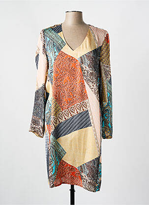 Rochie midi maro DIS MOI femeie