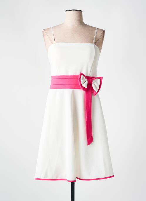 Rochie scurtă alb AXANGE femeie