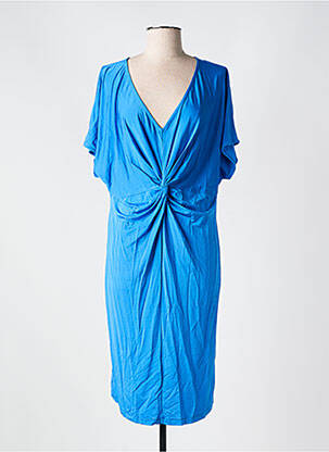 Rochie midi mâneci scurte mâneci scurte albastru CYELL femeie