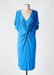 Rochie midi mâneci scurte mâneci scurte albastru CYELL femme