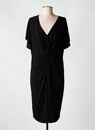 Rochie midi mâneci scurte mâneci scurte negru CYELL femeie