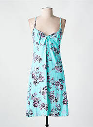 Rochie midi imprimeu floral bretele subțiri albastru CYELL femme