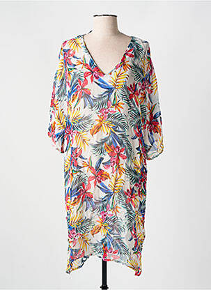 Rochie de plajă țesătură crep alb CYELL femeie