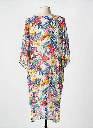 Rochie de plajă țesătură crep alb CYELL femeie
