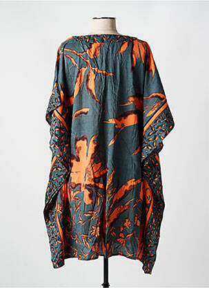 Rochie de plajă mâneci 3/4 portocaliu MIRADONNA femeie