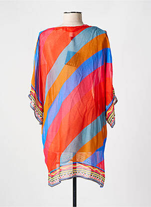 Rochie de plajă țesătură crep portocalie CYELL femeie