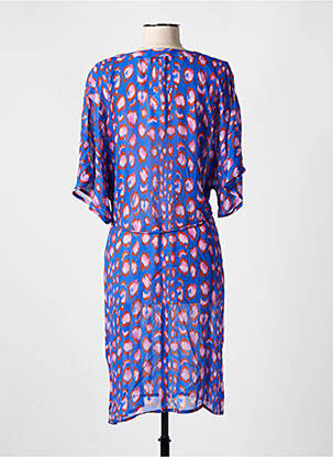 Rochie de plajă croială cambrată albastru CYELL femeie