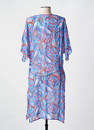 Rochie de plajă țesătură crep albastru CYELL femeie
