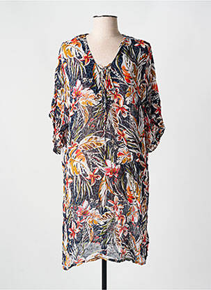 Rochie de plajă croială cambrată negru CYELL femeie