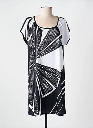 Rochie de plajă croială fluidă negru MIRADONNA femeie